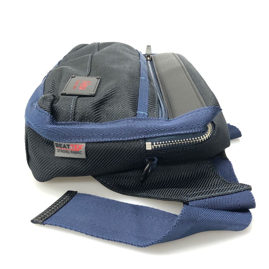 ノイ インテレッセ ウエストバッグ 斜め掛け ネイビー メンズ Neu interesse【AFE11】