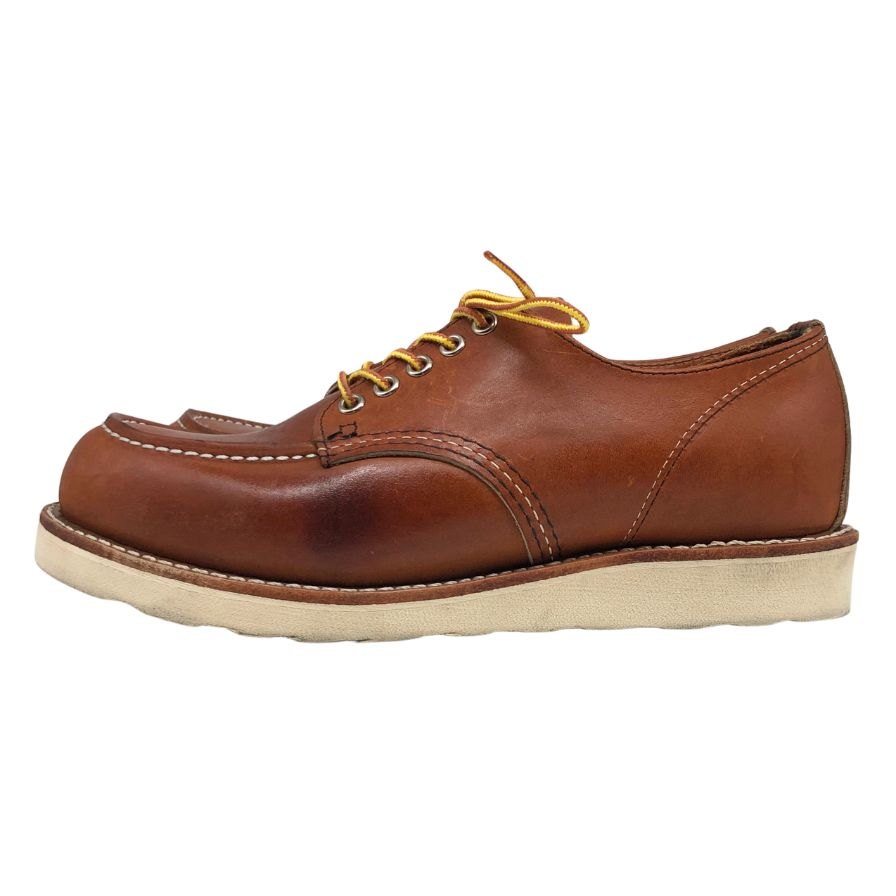 レッドウィング ブーツ クラシックモック オックスフォード 8092 ブラウン サイズ8.5D Red Wing Classic Moc Oxford ブーツ 約26.5cm【LA】【中古】