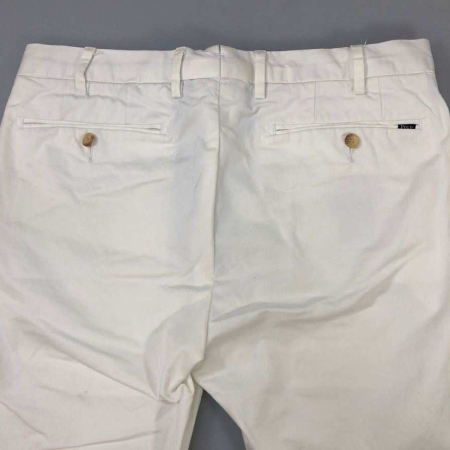 ポロ ラルフローレン ショートパンツ ストレッチ スリムフィット メンズ ホワイト サイズ30/32 POLO RALPH LAUREN 【AFB37】