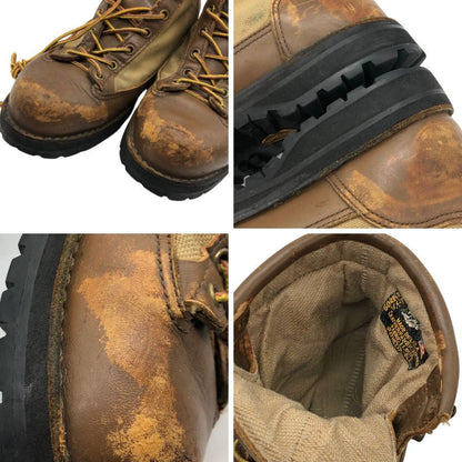 ダナー トレッキングブーツ 30420X ダナーライト レザー×キャンバス ベージュ メンズ サイズ8.5 Danner 約26.5cm【AFD15】
