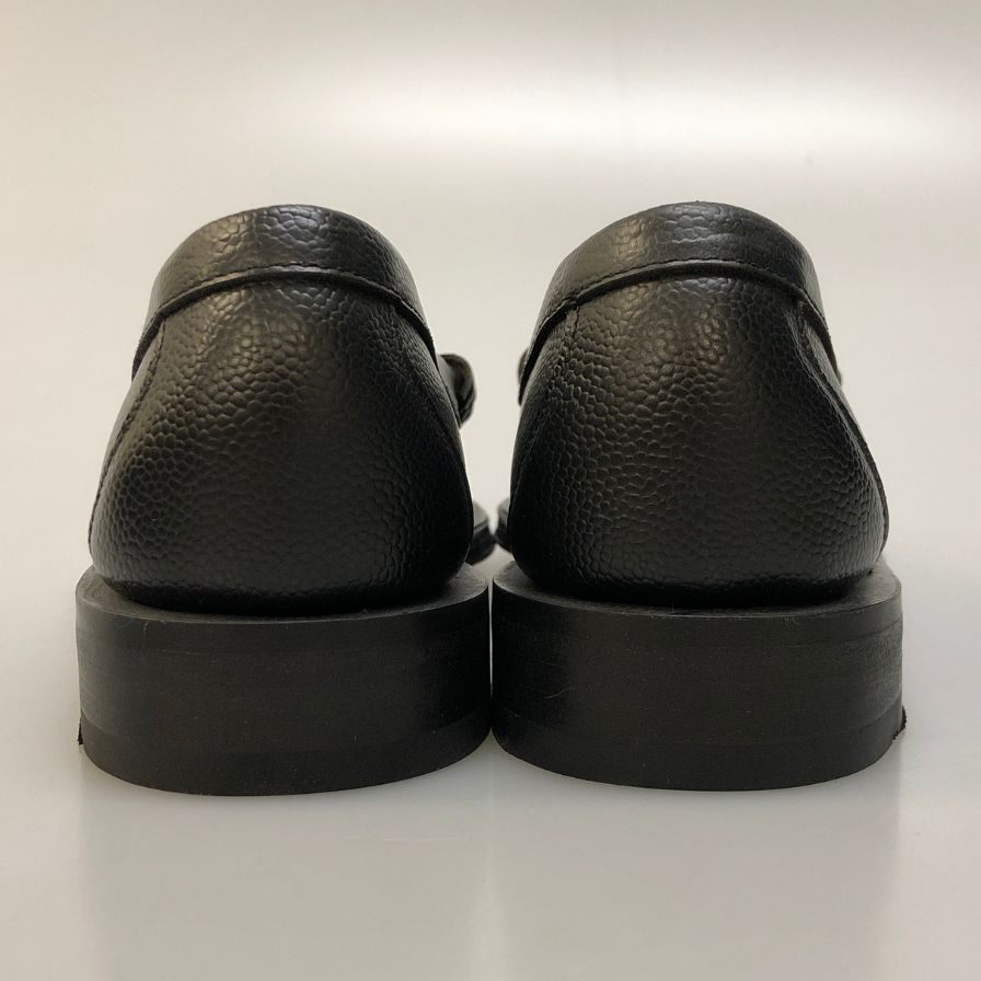 ジーエイチバス ローファー ウィージャンズ ラーソン シボレザー サイズ6 メンズ ブラック G.H.Bass&Co. WEEJUNS LARSON ローファー 約24.0cm【LA】【中古】