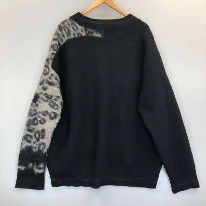 中古◆ワイスリー ニットセーター モヘア混 レディース ブラック系 サイズ2XL Y-3 【AFB29】