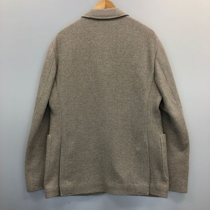 新品同様◆スティレラティーノ テーラードジャケットベージュ カシミア混 サイズ48  Stile Latino 【AFB13】