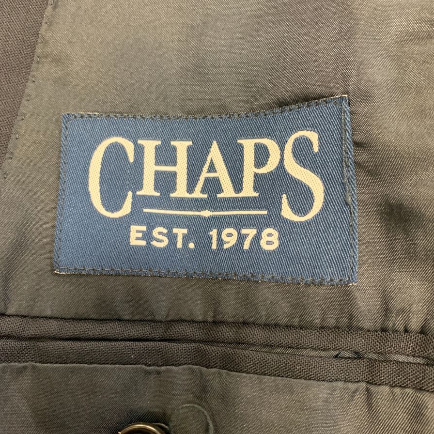 中古◆ポロラルフローレン チャップス テー2B ラードジャケット 90年代 サイドベンツ ネイビー メンズ サイズ94AB4 Polo Ralph Lauren CHAPS 【AFA9】
