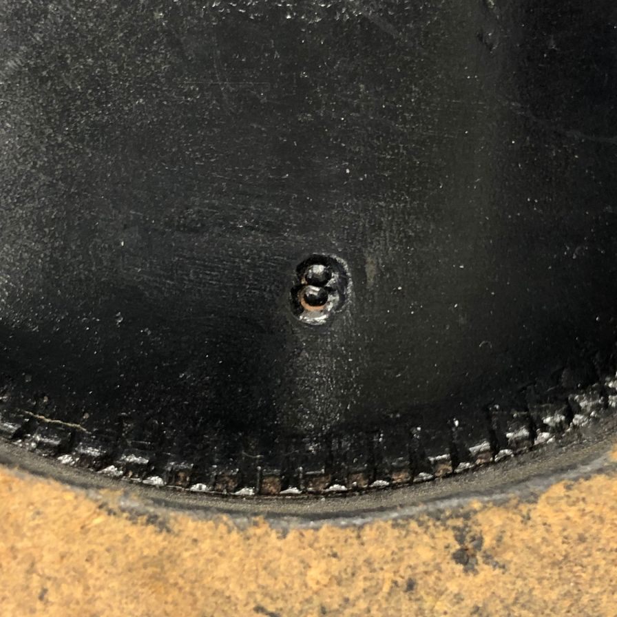 エンツォ ボナフェ プレーントゥ スエード レザーコンビ メンズ サイズ8 ネイビー Enzo Bonafe 約26.0cm【AFC3】