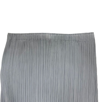 プリーツプリーズ イッセイミヤケ  ロングスカート グレー サイズ2 PP55-JG102 PLEATS PLEASE ISSEY MIYAKE【AFB48】