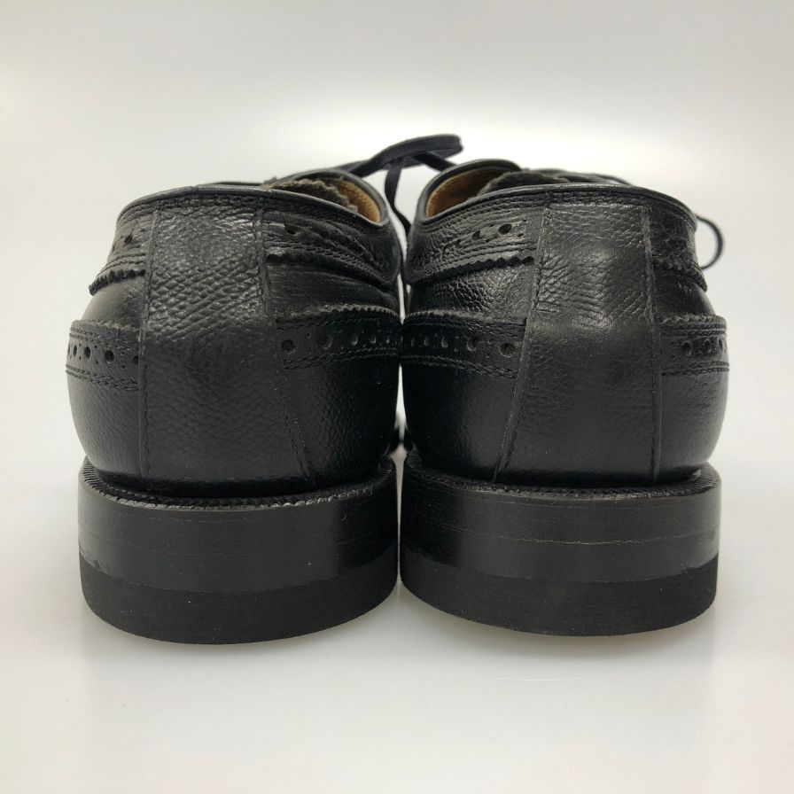 リーガル レザーシューズ ウイングチップ  シボレザー  サイズ24 ブラック REGAL 約24.0cm【AFC46】