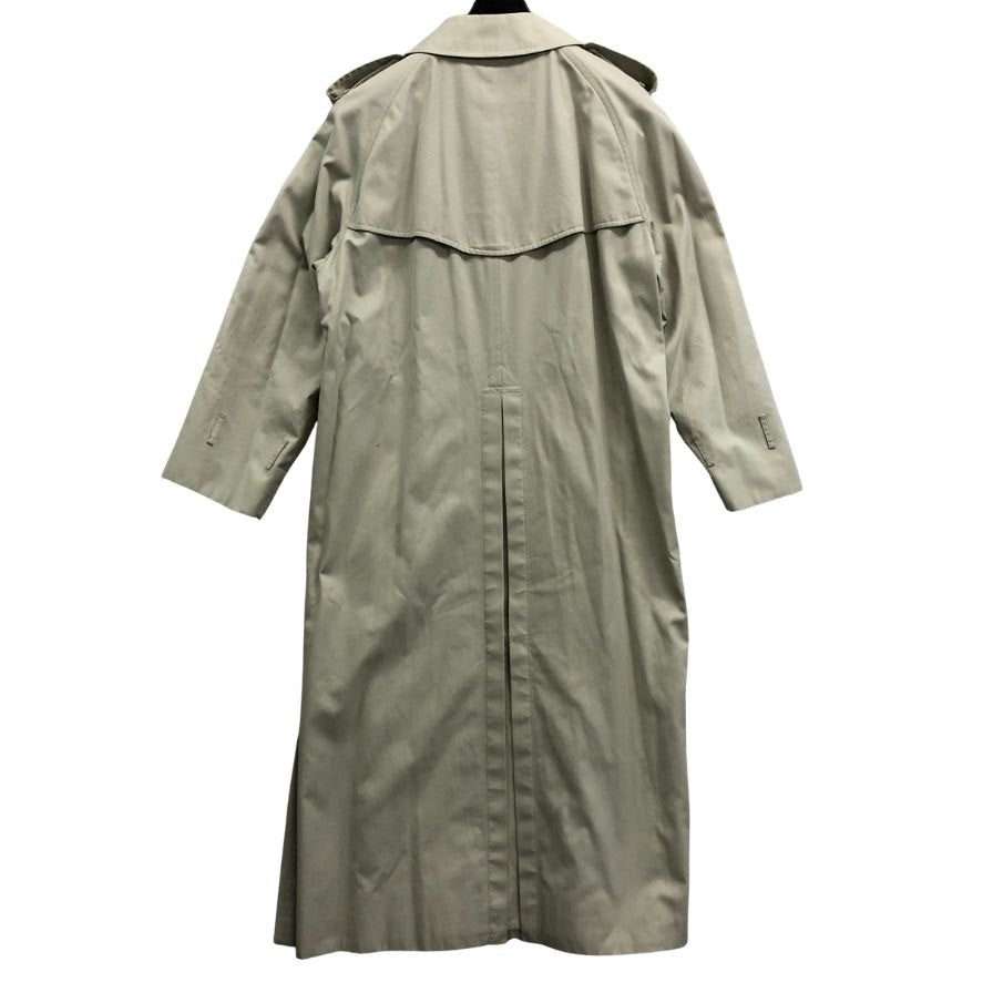 中古◆バーバリー トレンチコート 90年代 白タグ ベージュ レディース サイズ11AB Burberry 【AFF19】