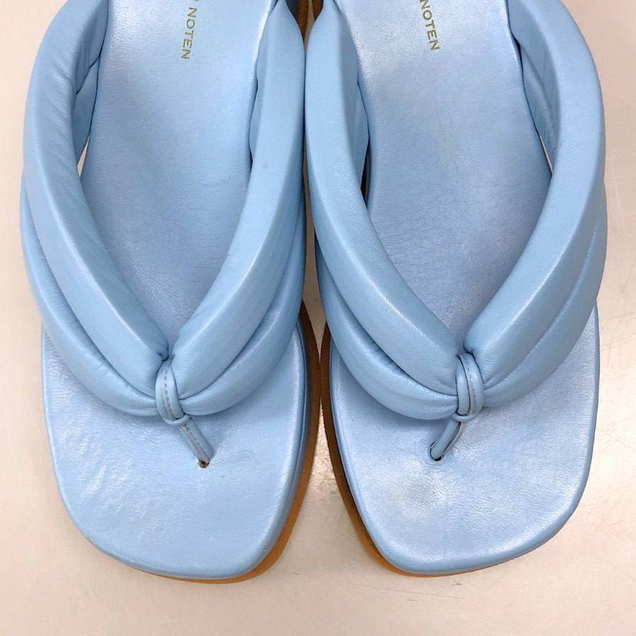 ドリスヴァンノッテン プラットフォーム サンダル レディース サイズ40 ブルー Dries Van Noten 約25.0cm【AFC45】
