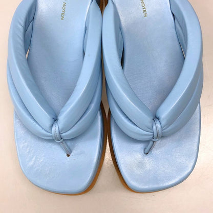 ドリスヴァンノッテン プラットフォーム サンダル レディース サイズ40 ブルー Dries Van Noten 約25.0cm【AFC45】