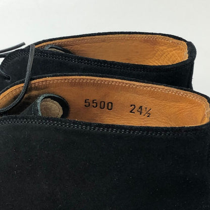 スコッチグレイン 5500 チャッカブーツ スエード ブラック サイズ24.5cm SCOTCH GRAIN 約24.5cm【AFC35】