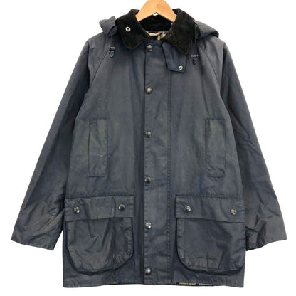 バブアー オイルドジャケット SL ビューフォート 3ワラント ネイビー メンズ サイズ36 BARBOUR BEAUFORT【LA】