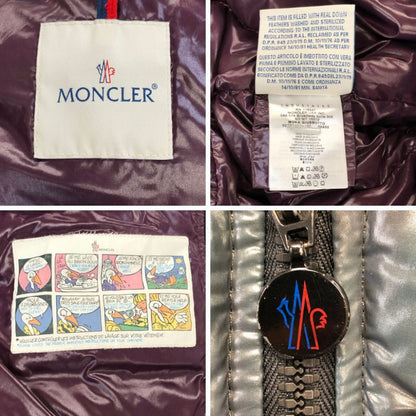 中古■モンクレール ダウンジャケット モカ ブルー系  サイズ2 レディース MONCLER MOKA GIUBBOTTO 【AFA21】