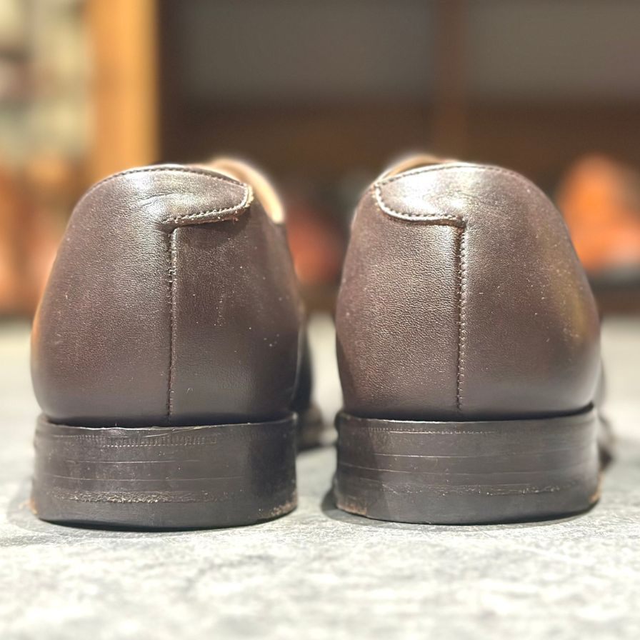 ロイドフットウェア レザーシューズ ストレートチップ  ダークブラウン  サイズUK6 Lloyd Footwear  約24.5cm【LA】【中古】