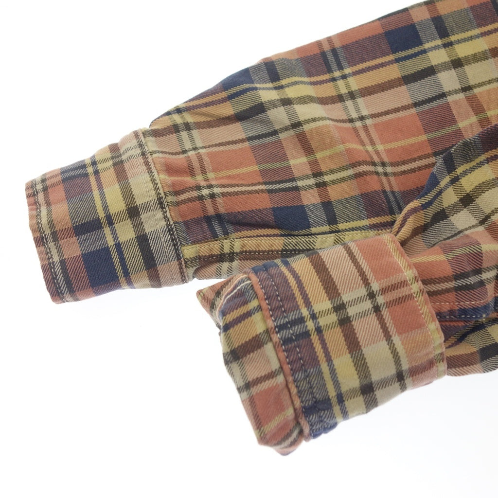 Like new ◆ BEAMS × REMI RELIEF Flannel Shirt Men's Multicolor S size BEAMS × REMI RELIEF 11-11-3326-30-16 [AFB14] 