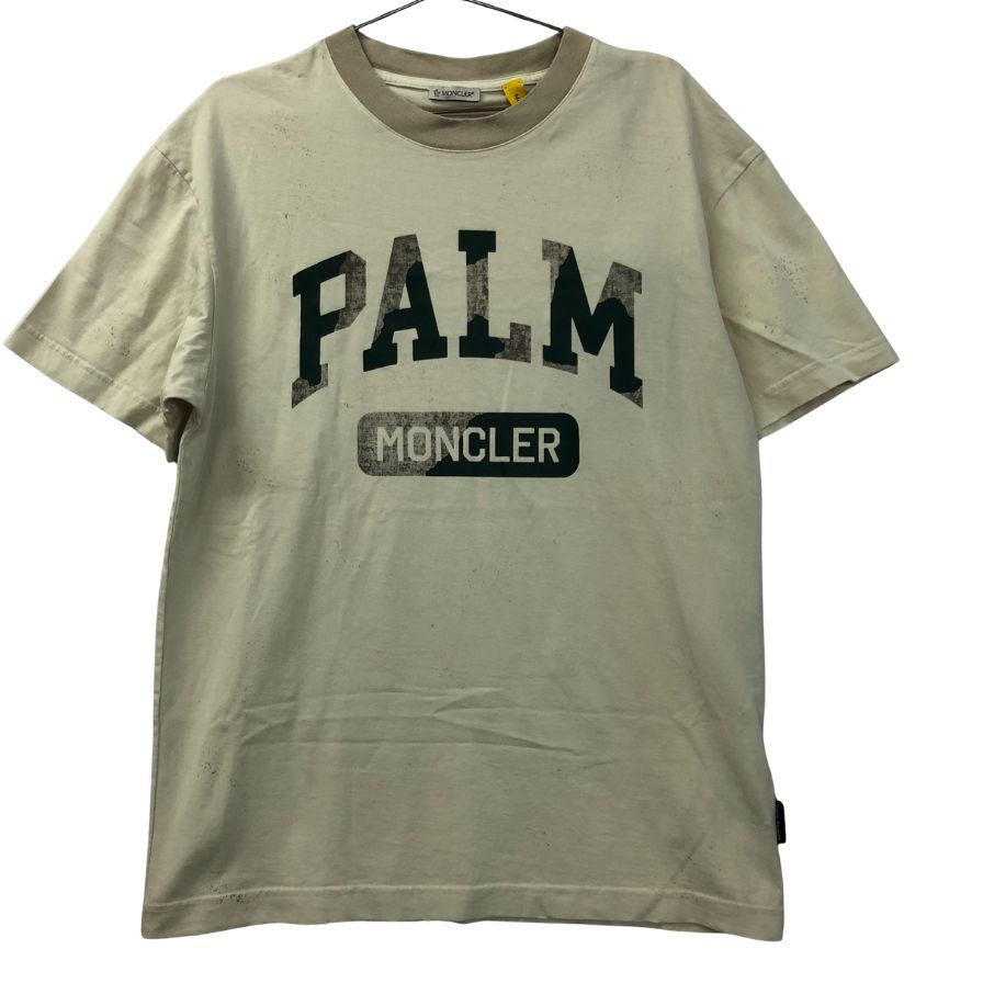 美品◆パームエンジェルス モンクレール コラボ  C-SCOM-23-4827 I209L8C00002 M3637 メンズ サイズ  M ベージュ  ANGELS Palm Angels MONCLER 【AFB5】