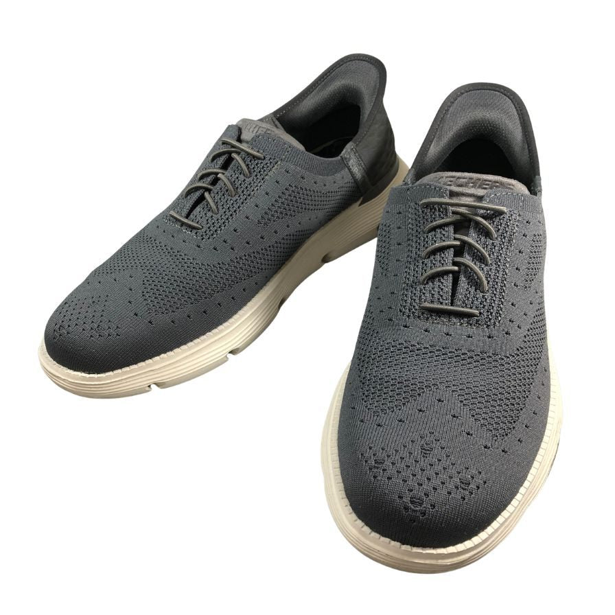 スケッチャーズ ハンズフリー スウィフトフィット グレー メンズ サイズ28  SKECHERS 約28.0cm【AFD7】