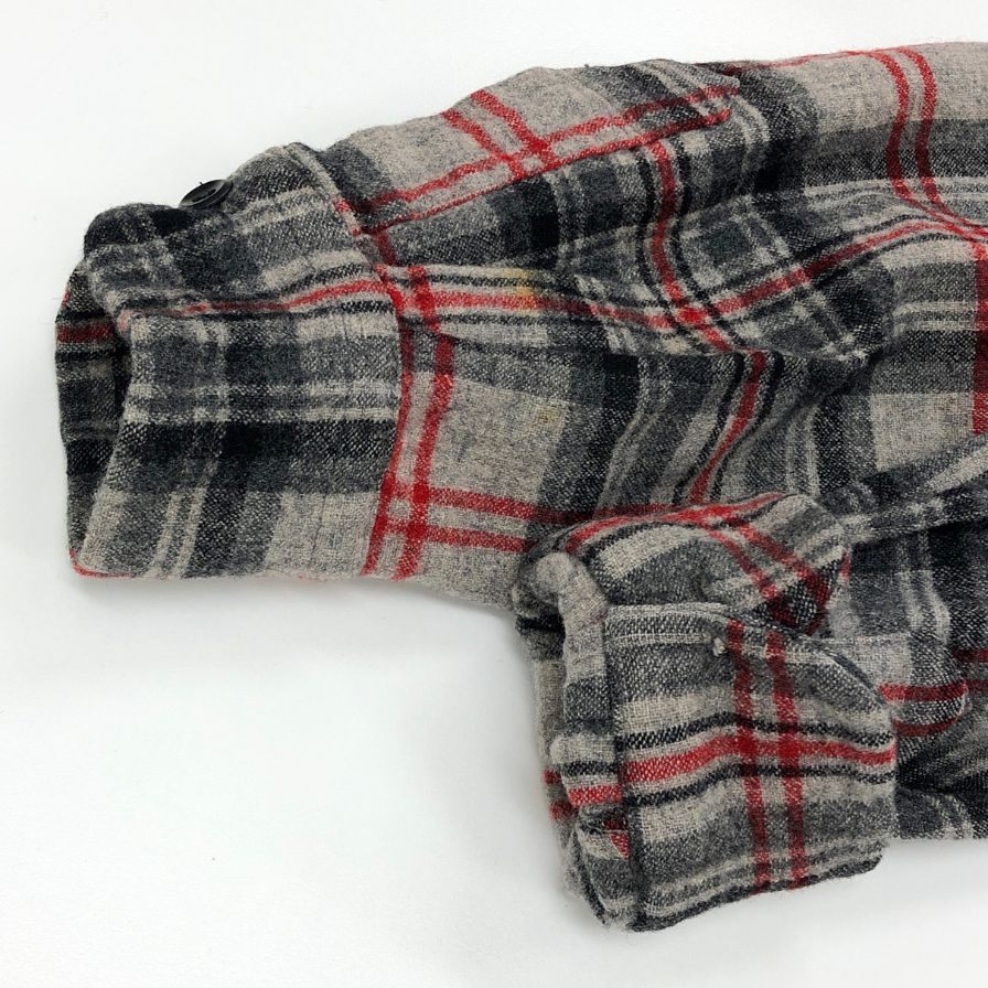 中古■ペンドルトン 50S チェックシャツ オープンカラー USA製 総柄 メンズ サイズM PENDLETON 【AFB38】