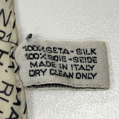 シャネル スカーフ CC柄 総柄 シルク ブラック レディース CHANEL【AFI18-3】