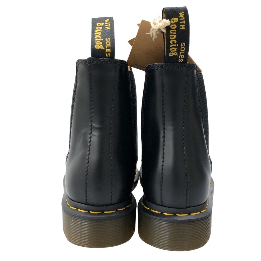 ドクターマーチン サイドゴアブーツ 2976 チェルシー レザー ブラック メンズ サイズUK7 Dr.MARTENS 約25.5cm【AFD2】