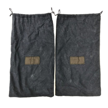 プラダ レザーシューズ プレーントゥ 本革 ブラック メンズ サイズ5.5 PRADA 約24.0cm【AFC7】