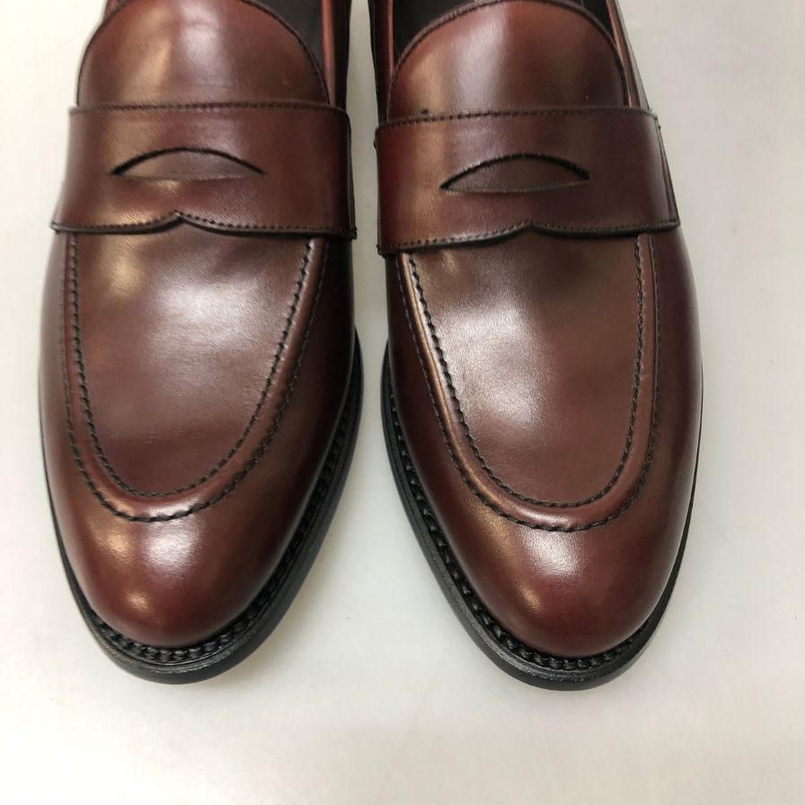 マドラス コインローファー 30407 ボルドー 40 メンズ MADRAS 約25.5cm【AFD5】