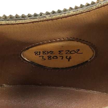 エドワードグリーン カーディフ セミブローグ ダービー ブラウン サイズUK8 EDWARD GREEN ビジネスシューズ 約26.0cm【LA】【中古】