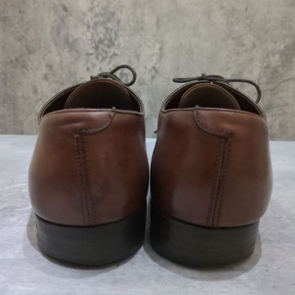クロケット＆ジョーンズ ビチェスター Uチップ  カーフ ブラウン サイズUK7.5D CROCKETT&JONES ビジネスシューズ 約26.0cm【LA】【中古】