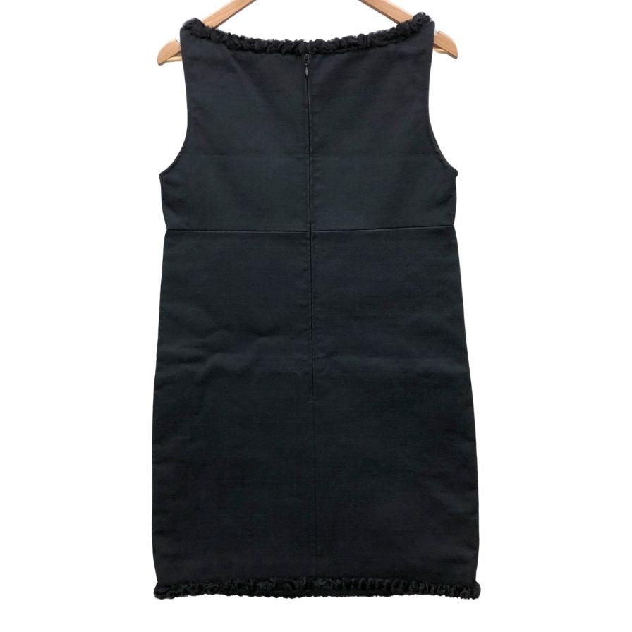 極美品◆ディースクエアード ノースリーブ ワンピース レディース サイズ42 ブラック S73CT0940 S42984 DSQUARED2 【AFB44】