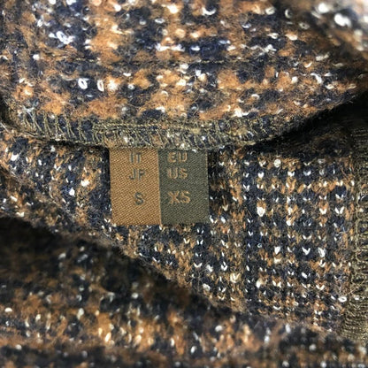 中古◆アルテア テーラードジャケット ツイード チェック 176 2135 メンズ サイズS ブラウン altea 【AFB5】