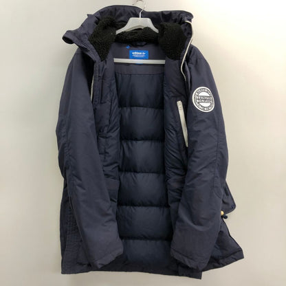 中古◆アディダス ヘビーダウンパーカ BQ5259 メンズ ネイビー サイズ085 ADIDAS 【AFA13】