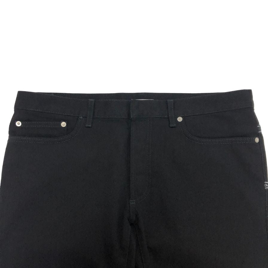 ディオール オム アトリエライン デニムパンツ SLIM17.5 ブラック サイズ34 メンズ DIOR HOMME 【AFB47】