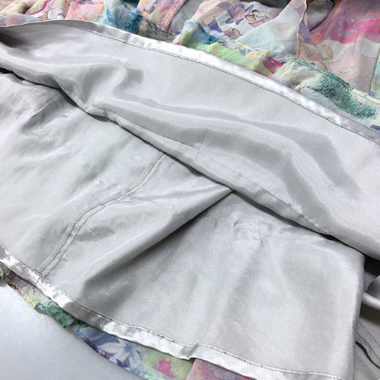 極美品◆ダイアグラム グレースコンチネンタル ノースリーブワンピース 花柄 レース装飾 マルチカラー レディース サイズ36 Diagram GRACE CONTINENTAL 【AFB47】