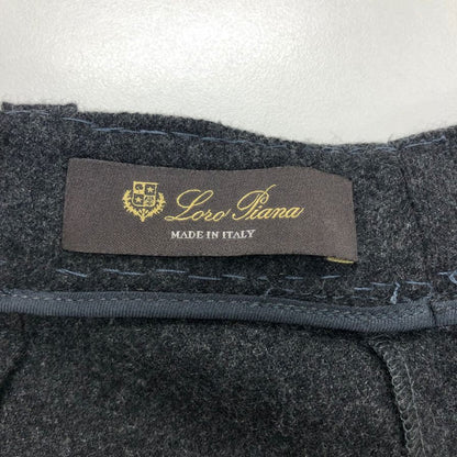 ロロピアーナ パンツ カシミヤ混 グレー レディース サイズ38 LoLo Piana 【AFB4】