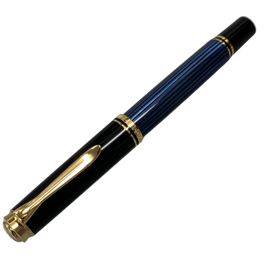 ペリカン 万年筆 スーベレーン 青縞 ブルーストライプ ペン先14C-585 PELIKAN Souveran【AFI14】