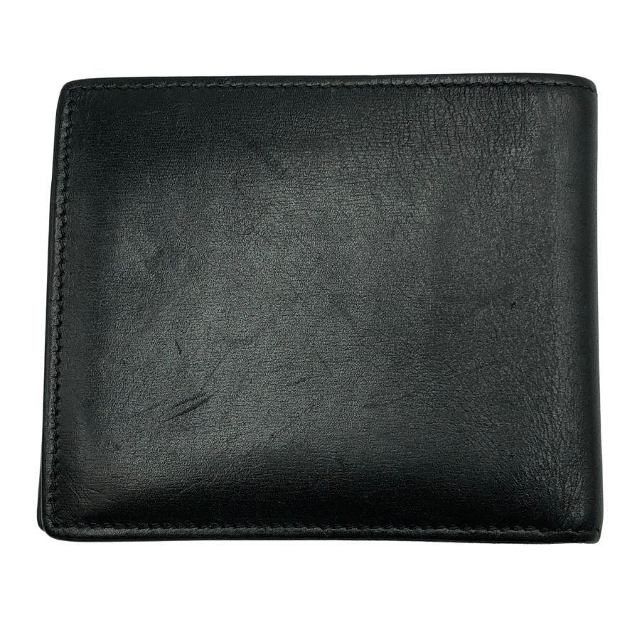 サンローランパリ 二つ折り財布 レザー ブラックSAINT LAURENT PARIS【AFI10】