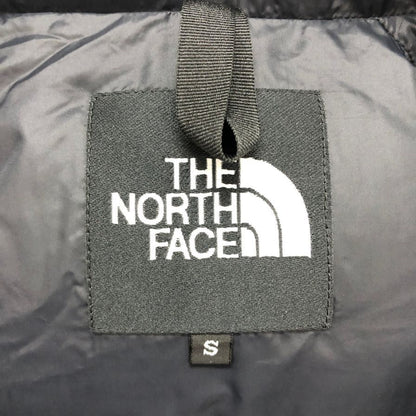 中古◆ノースフェイス ND91309 ヌプシ ダウンベスト メンズ サイズS ブルー ブラック THE NORTH FACE 【AFA22】