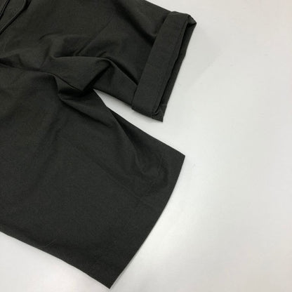 エルメス ショートパンツ レザーあしらい グレー メンズ サイズ38 HERMES 【AFB29】