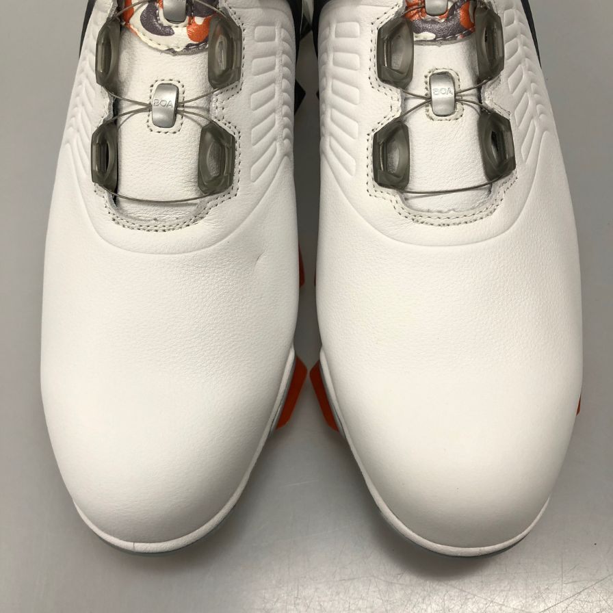 フットジョイ ゴルフシューズ レザー ローカット ダイヤルワイヤー式 ホワイト メンズ サイズ11.5 FJ FootJoy TOURS-S 約29.5cm【AFC46】