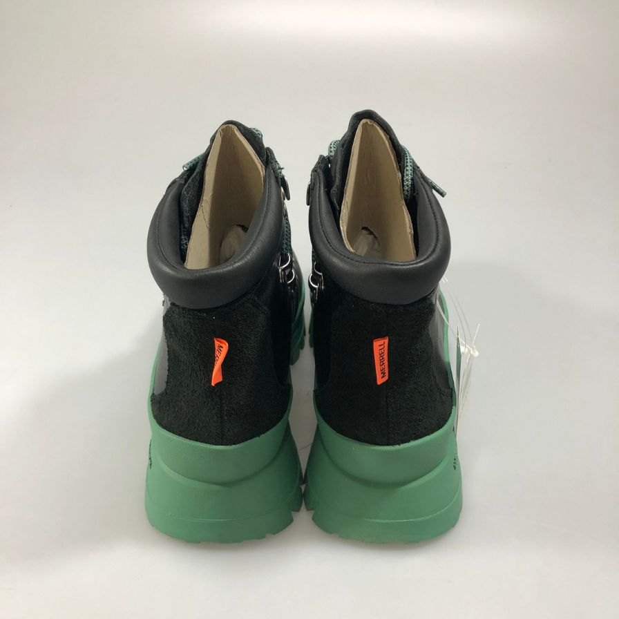 メレル ブーツ トレッキングブーツ Bristol MID レディース サイズ24 ブラック グリーン系 MERRELL 約24.0cm【AFD1】
