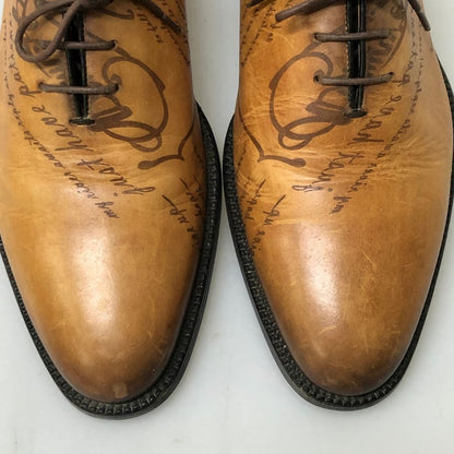 ジョージゴードン レザーシューズ ホールカット メンズ サイズ40 ブラウン GEORGE GORDEN 約25.0cm【PTM2】
