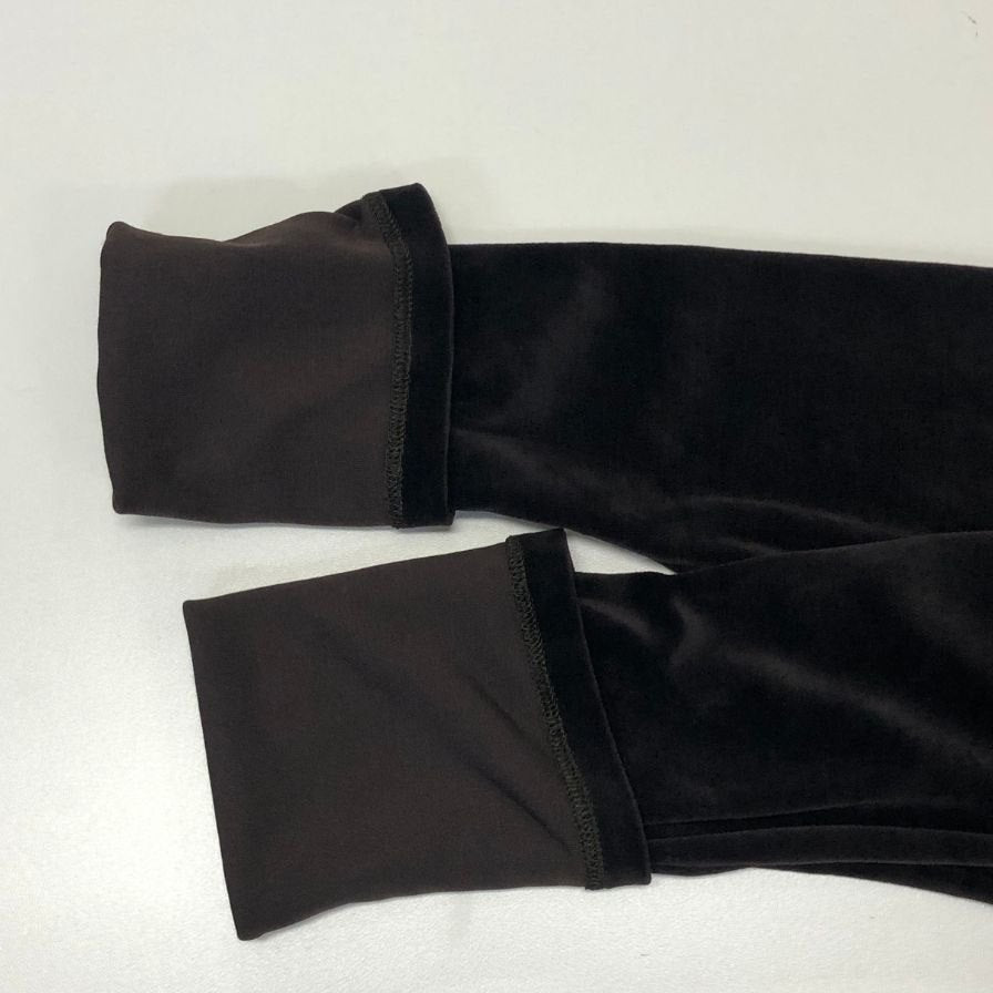 美品◆フォクシー ニューヨーク トップス  ストレッチベロア 23377 レディース サイズF ブラウン FOXEY NEW YORK 【AFB46】