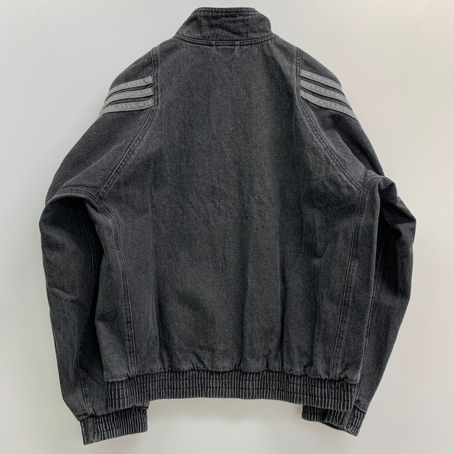 極美品◆アディダス デニムジャケット KV8344 サイズM ブラック メンズ adidas 【AFB34】