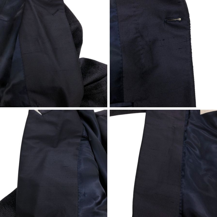 中古◆ユナイテッドアローズ ホワイトレーベル タキシード 1122-110-3774 メンズ サイズ44  ネイビー  UNITED ARROWS White Label 【AFB2】