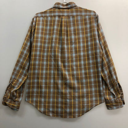 美品◆ジェーシーペニー 70S ボタンダウンシャツ Permanent Press チェック サイズM メンズ J.C.Penney 【AFB12】