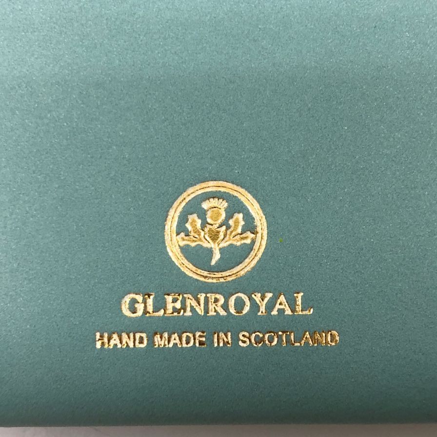 グレンロイヤル 長財布 ラウンドジップ ブライドルレザー ブルー ゴールド金具 GLENROYAL【AFI1】