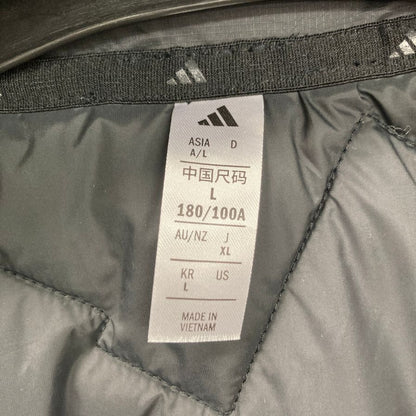 新品同様◆アディダス 中綿 ジャケット KD7996 A2N003 ブラック Lサイズ adidas 【AFF21】