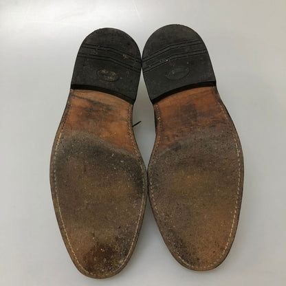 フローシャイム レザーシューズ ウイングチップ グレインレザー ブラウン メンズ サイズUS8.5C FLORSHEIM 約26.5cm【AFC6】