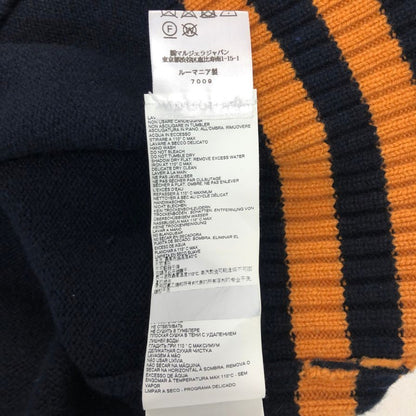 美品◆メゾン マルジェラ チルデンニット 21AW ネイビー メンズ サイズS Maison Margiela 【AFB3】