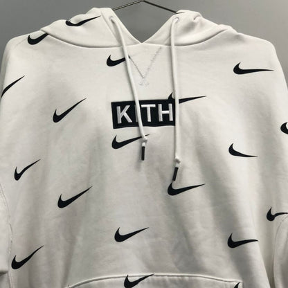 美品◆フーディ キス ナイキ フォー ニューヨーク ニックス ホワイト Lサイズ CZ1749 100 KITH Nike for New York Knicks AOP Hoodie White 【AFB34】